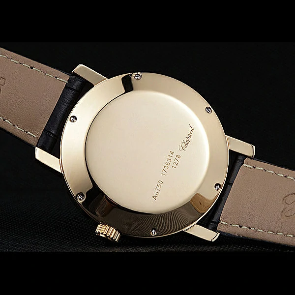 Chopard Classic White Dial Black Croc Strap new59930
