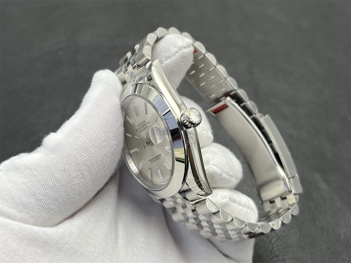 Silver Datejust 41 Replica – Premium 41mm VS Factory Jubilee Bracelet Silver Dial Rolex Clone