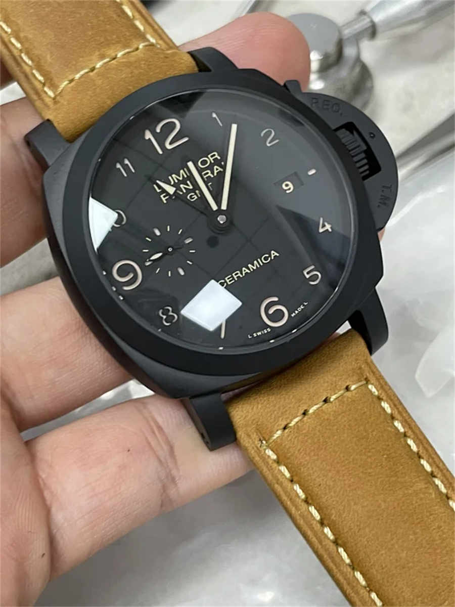 VSF PAM441 – 44mm Ceramic Luminor Submersible Replica with P.9001 Movement