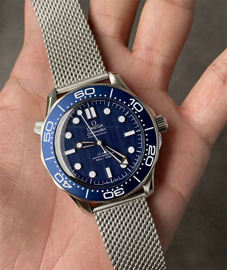 VSF Seamaster 60th Replica — Premium Blue Dial Bond Anniversary Diver Watch