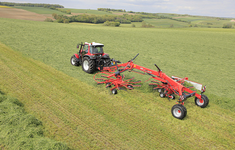 Граблі роторні (валкоутворювач)