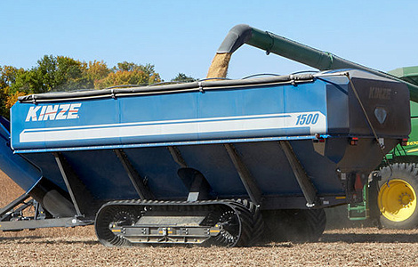 Зерновий бункер-перевантажувач