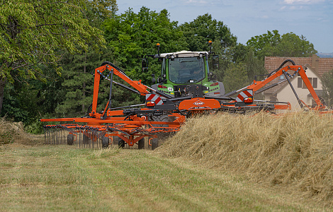 Граблі роторні (валкоутворювач)