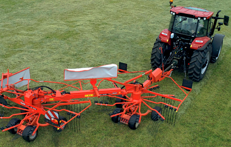 Граблі роторні (валкоутворювач)