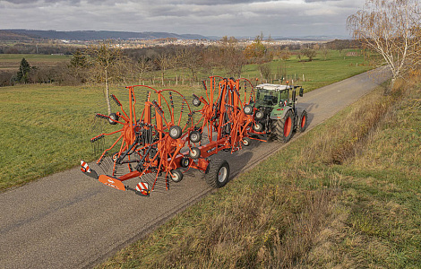 Граблі роторні (валкоутворювач)